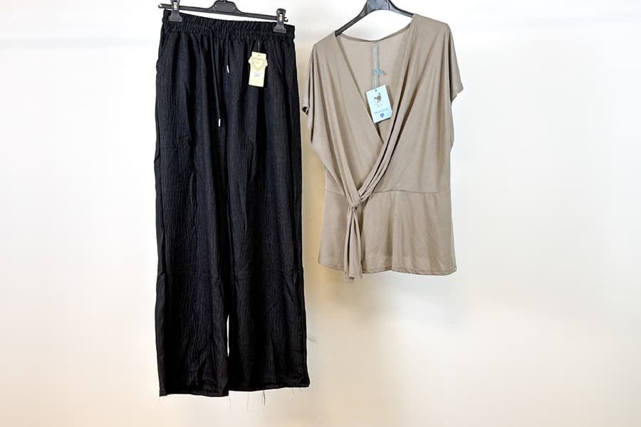 Damen Hose und Bluse, Gr. L/XL